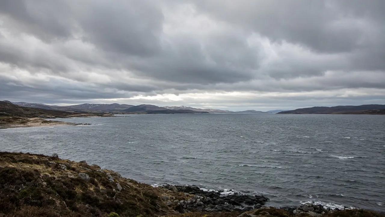 Wide firth landscape near Inverness, Highland
